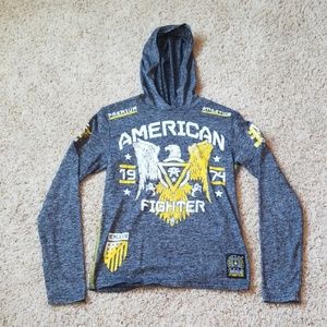 long sleeved hooded tshirt